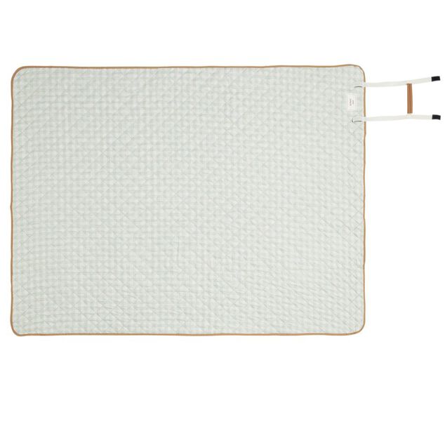 Tapis pique-nique motif quadrillage vert 130x170cm