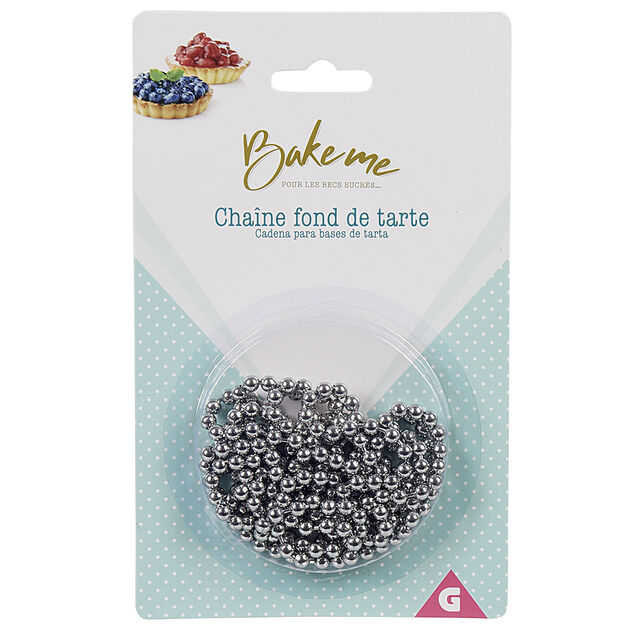 Cha&icirc;ne pour fond de tarte inox