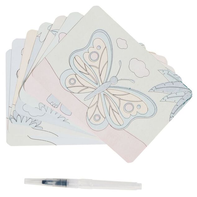 Activité coloriage carte magique x6