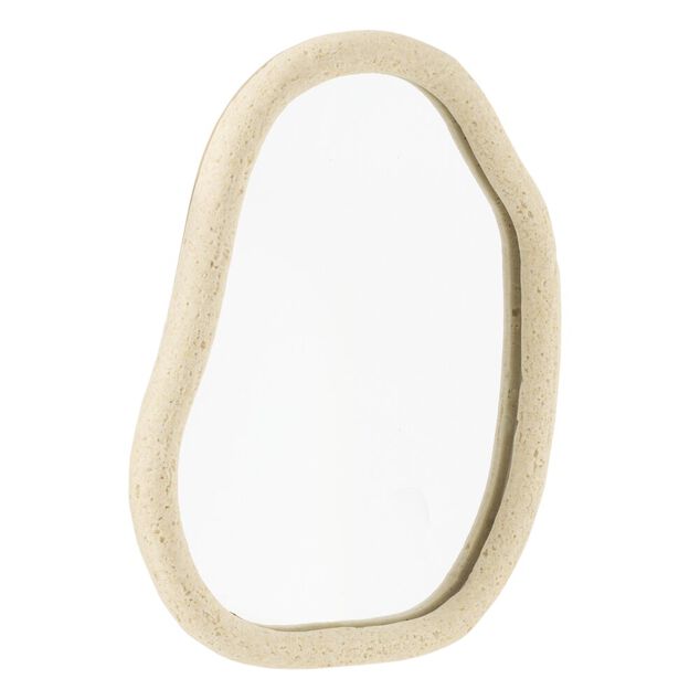 Miroir organique effet pierre 20,5X26cm