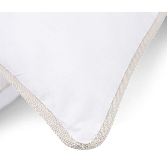 Parure de lit 2 personnes 240x220cm r&eacute;versible beige et gris