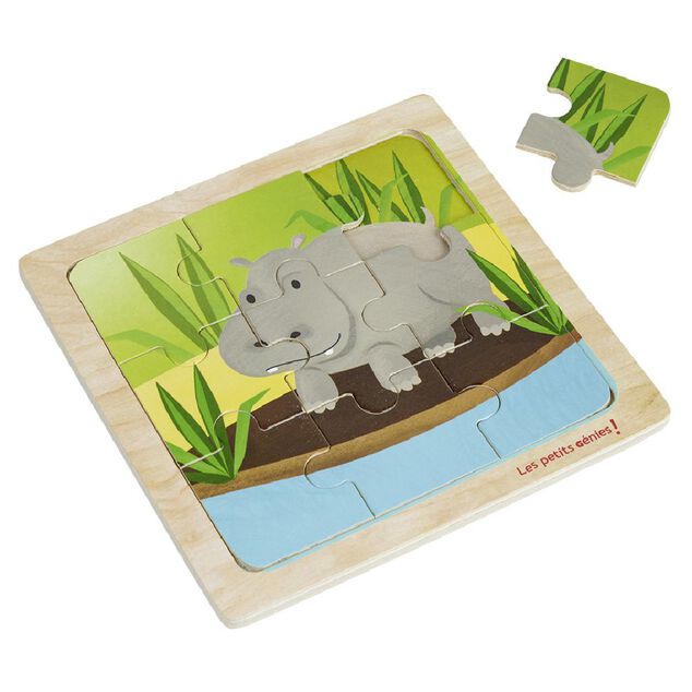 Puzzle en bois 9 pièces