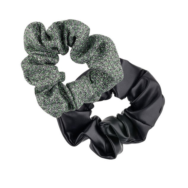 Chouchou noir et vert x2