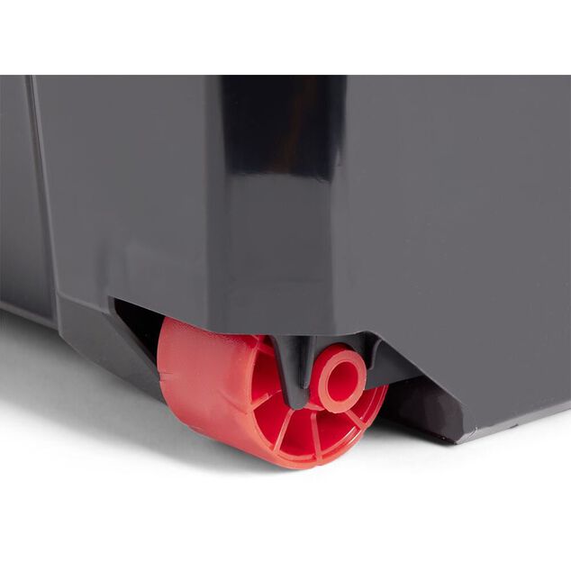 Malle rangement 75L plastique noir