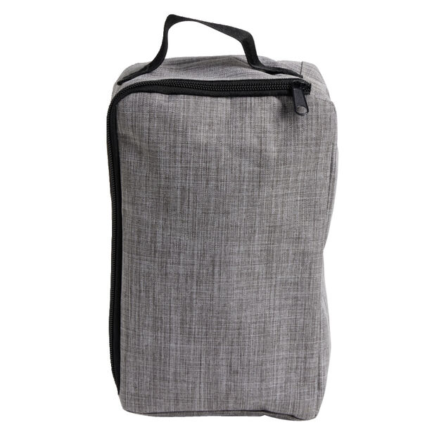 Pochette de rangement polyester L25,5x16,5xH9,5cm - 3 coloris