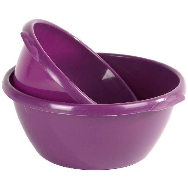 Bassine plastique x2