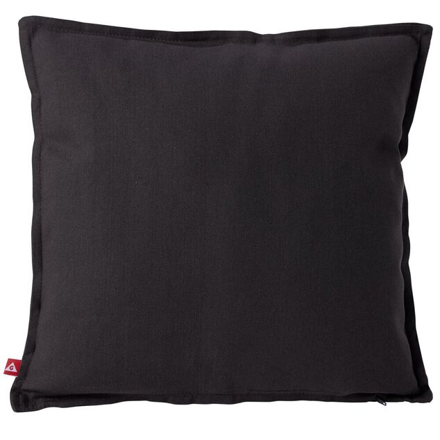 Housse de coussin coton Panama 40x40cm gris