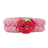 Bandeau &agrave; maquillage th&egrave;me kawaii fraise &Oslash;17/30cm