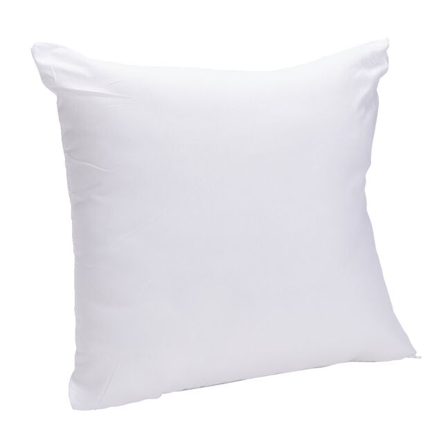 Oreiller confort ferme 60x60cm polyester blanc