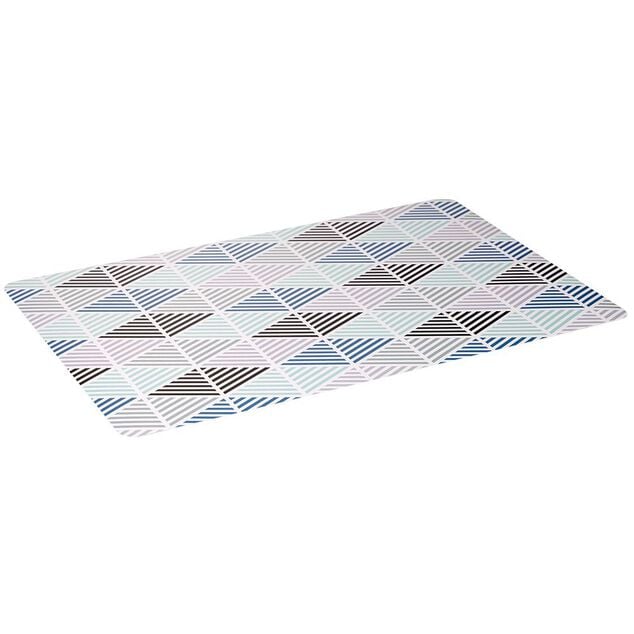 Set de table restangulaire plastique arabesque