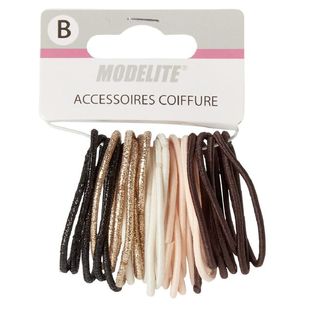 &Eacute;lastique sans m&eacute;tal unis fins fil brillant x8