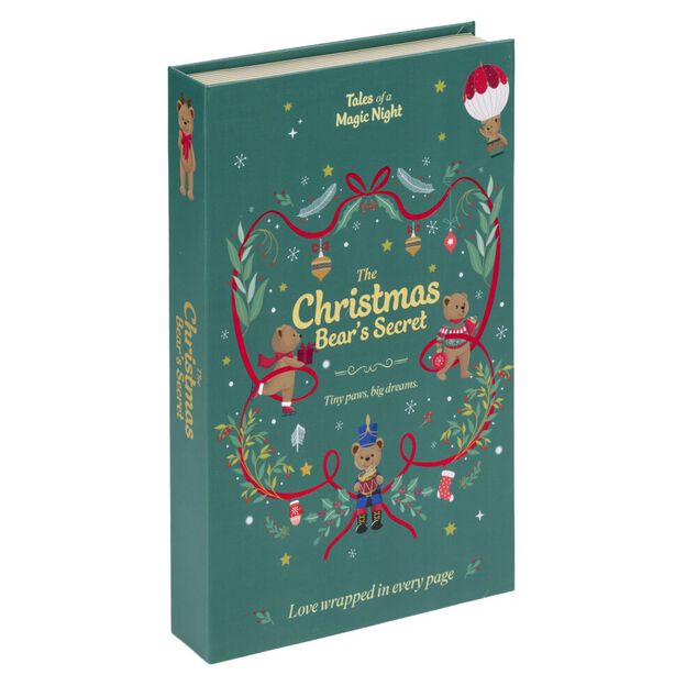 Bo&icirc;te livre d&eacute;corative de No&euml;l H24cm (2 mod&egrave;les)