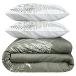 Parure de lit 220x240cm 2 personnes micro lav&eacute;e &agrave; motifs (3 mod&egrave;les)