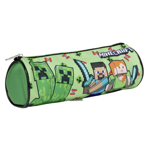 Trousse Minecraft verte &Oslash;8xL23cm