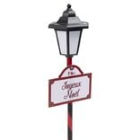 Lanterne lumineuse à planter solaire H75cm effet flamme vascillante