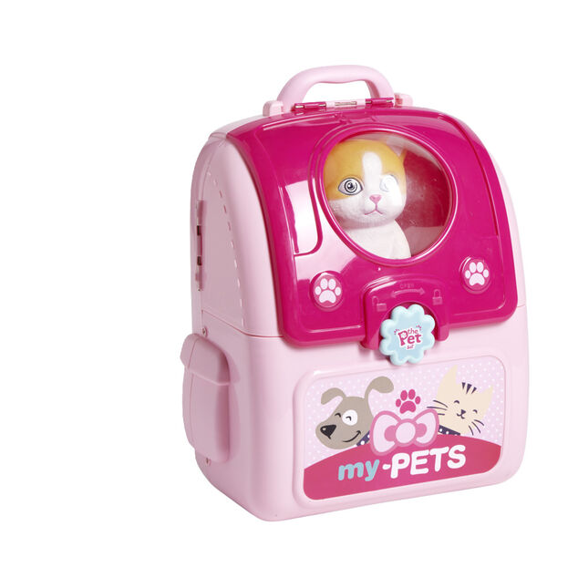 Sac &agrave; dos jouet toilettage chien ou chat 14 pi&egrave;ces