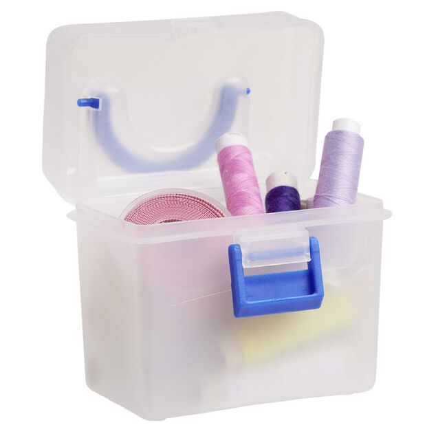 Mini bo&icirc;te en plastique avec fermeture clip x2