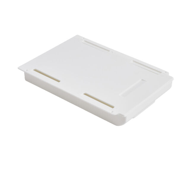 Tiroir de rangement adhésif blanc 22x15x3,5cm