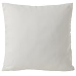 Housse de coussin polyester 40x40cm blanc