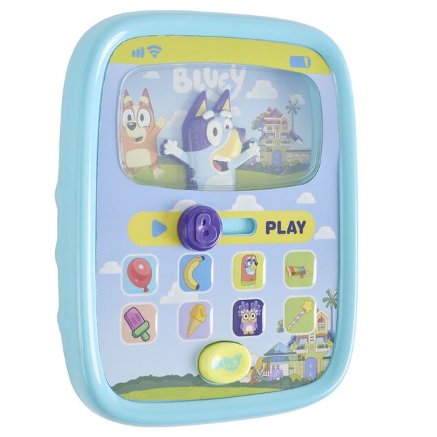 Jouet b&eacute;b&eacute; int&eacute;ractif Bluey ma 1&egrave;re tablette &eacute;ducative 17x5x20cm