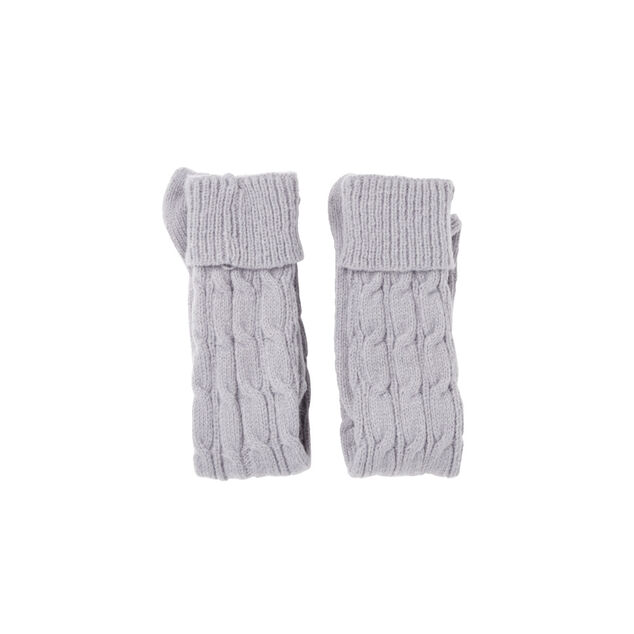 Chaussettes hautes style tricot femme grises ou blanches