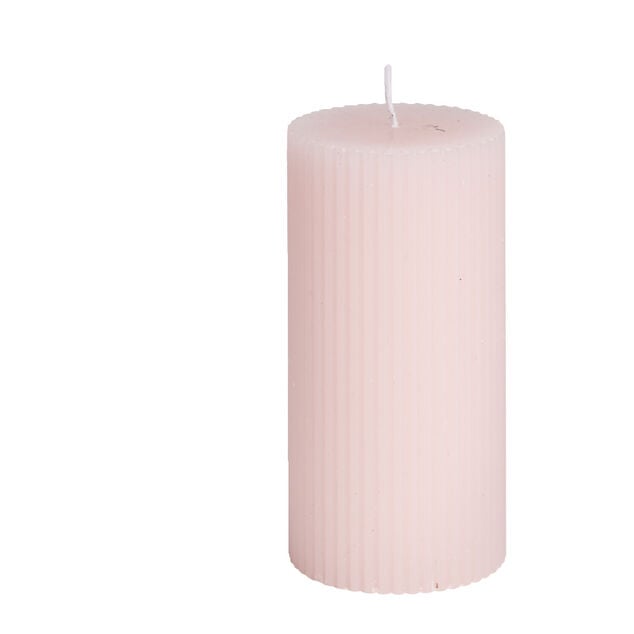 Bougie cylindrique &Oslash;6xH12cm - 3 coloris