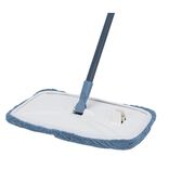 Serpillère recharge microfibre bleue 32x18cm