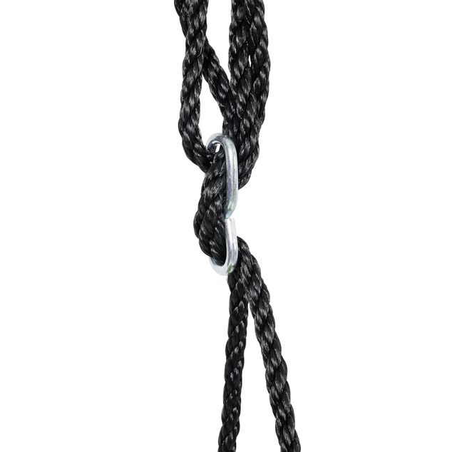 Balan&ccedil;oire ronde nid d'oiseau vert et noir &Oslash;110xH160cm