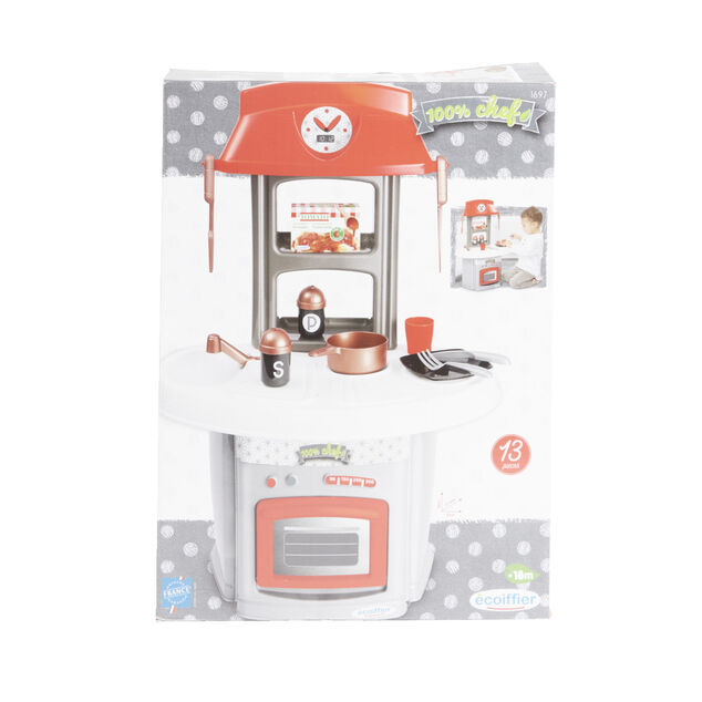 Cuisine pour enfant color&eacute;e et r&eacute;aliste avec 13 accessoires