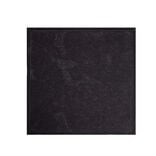 Lot de 4 serviettes de table carrées noires 35x35cm