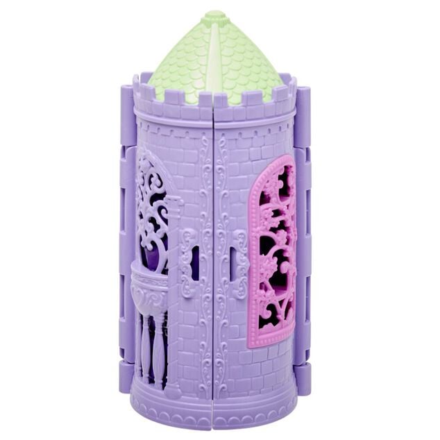 Tourelle princesse Disney surprise plastique 16,5x5xH8cm (4 mod&egrave;les)