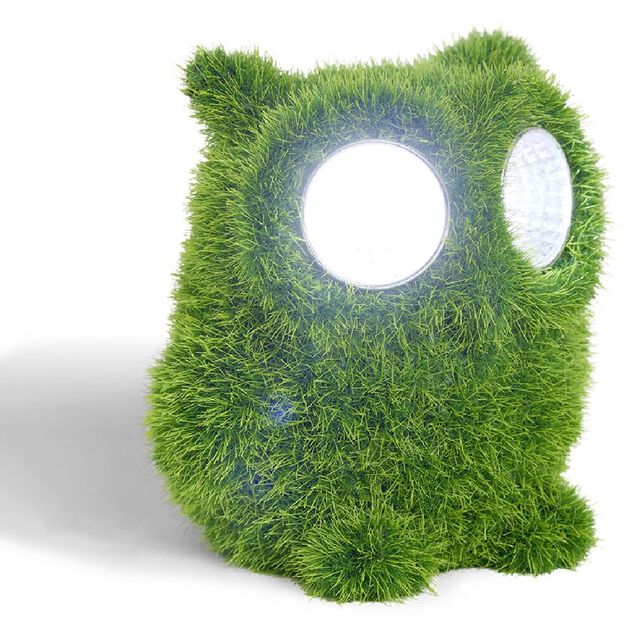 Figurine animal solaire effet gazon LED H8cm (3 mod&egrave;les)