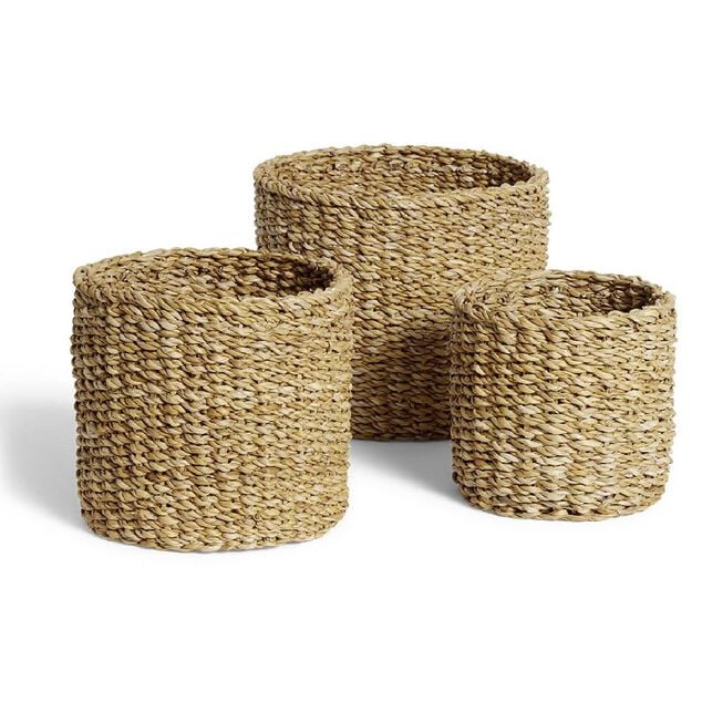 Pani&egrave;re osier ronde grand mod&egrave;le &Oslash;25xH20cm