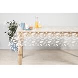 Toile cir&eacute;e au m&egrave;tre motif plumes