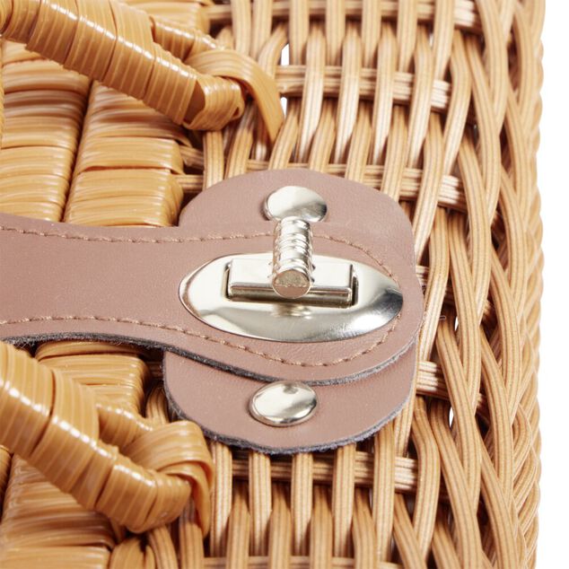 Mallette de rangement forme panier de pique nique 30x21xH12cm