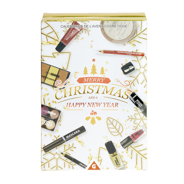 Calendrier de l'avent maquillage et beaut&eacute; 24 cases