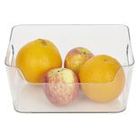 Bac rangement frigo 3,5L plastique transparent 22,4x17,3xH10cm
