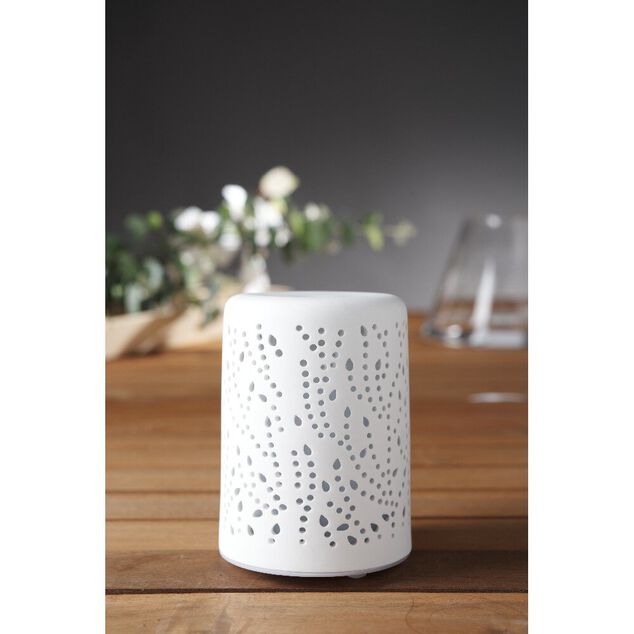 Coffret diffuseur huiles essentielles céramique blanc