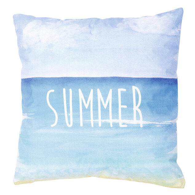 Housse de coussin d'ext&eacute;rieur imprim&eacute; Summer plage