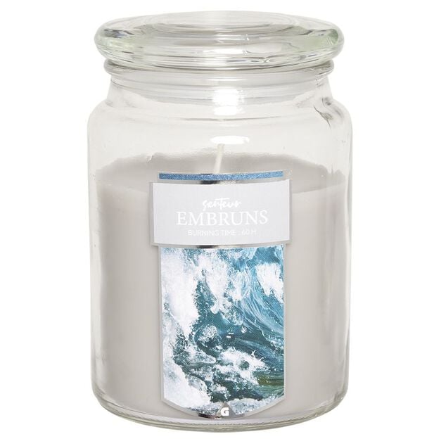 Bougie parfum&eacute;e bonbonni&egrave;re en verre