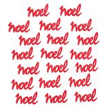 D&eacute;coration de table lettres de No&euml;l x20