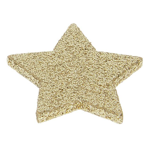 Décoration de table étoile x24 pièces, dorée ou argentée