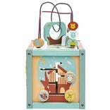 Cube d'activités 5-en-1 en bois