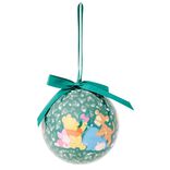 Boule de Noël Disney Winnie L'ourson vert foncé Ø7,5cm