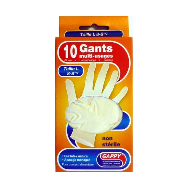 Gant en latex taille L x 10