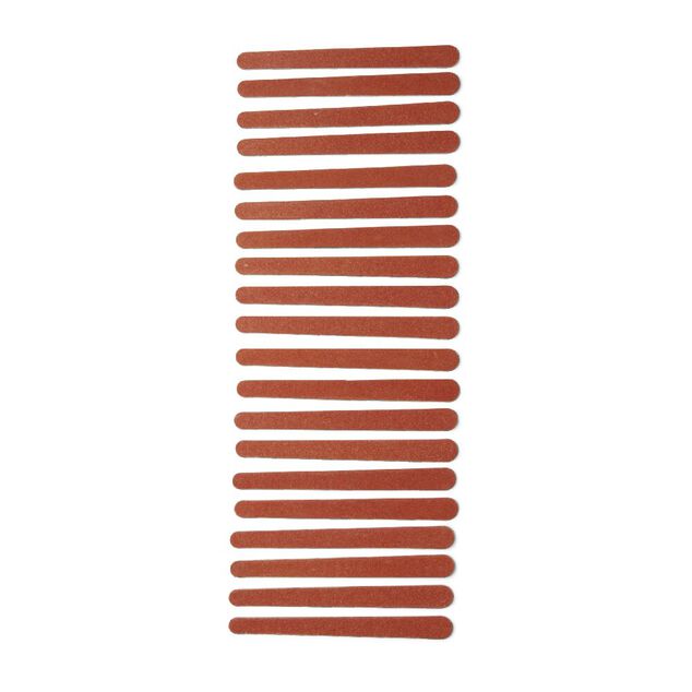 Lot de 20 limes &agrave; ongles L12x2cm