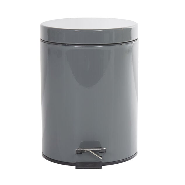 Poubelle ronde gris 5 L