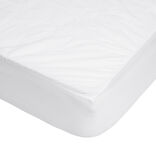 Protège matelas tissu bouclette blanc 140x190cm