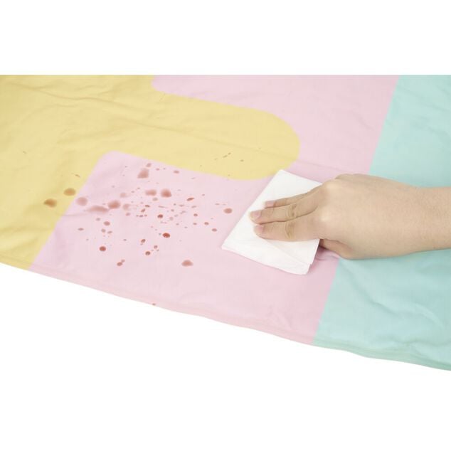 Tapis rafraichissant PVC jaune rose et bleu pour chiens et chats