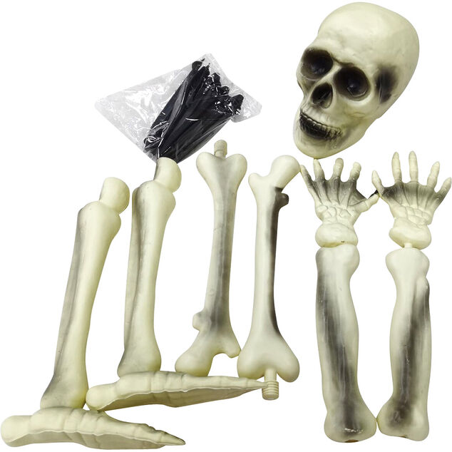 Morceaux de squelette Halloween x10